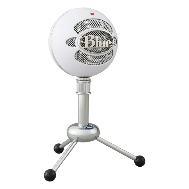 Blue Snowball Ice USB Mic for Recording Streaming Podcasting Gaming on PC and Mac - Condenser Microphone with Cardioid Capsule