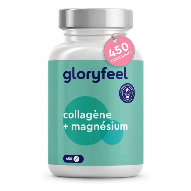 Collagene marin  magnsium 450 comprims 3600 mg dhydrolysat de collagne pur ave