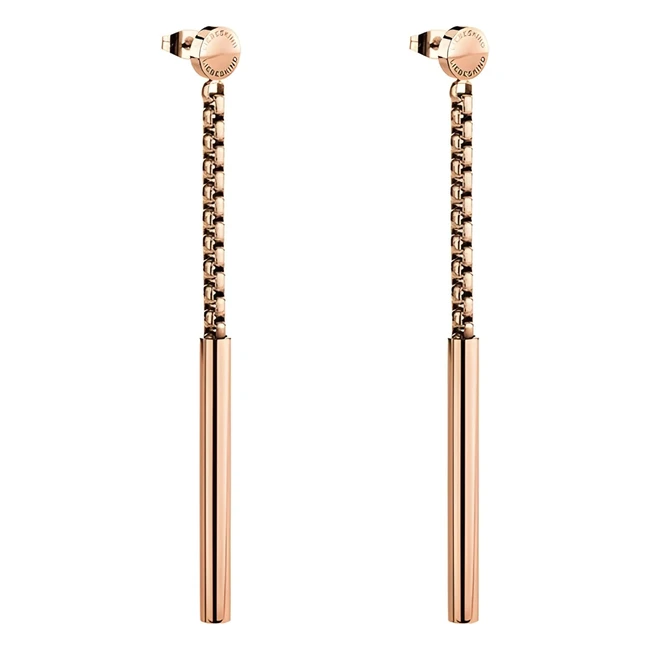 Liebeskind Berlin Damen Edelstahl Tropfen Ohrringe - Referenznummer 1234 - Ros