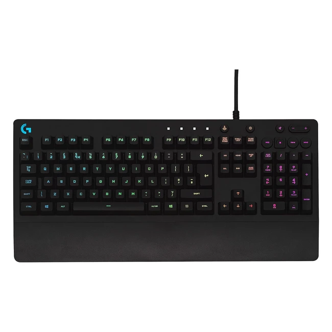 Logitech G213 Prodigy Gaming Keyboard RGB Backlit Spill-Resistant Keys QWERTY UK