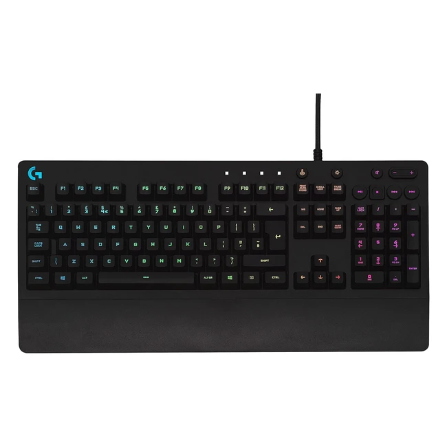 Logitech G213 Prodigy Gaming Keyboard RGB Backlit Spill-Resistant Keys QWERTY UK Layout