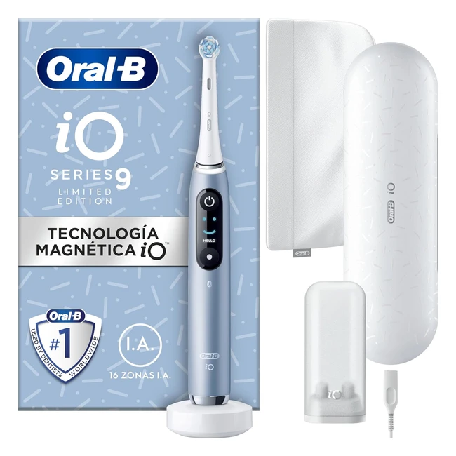 Oral-B iO 9 Cepillo de Dientes Eléctrico Recargable - Tecnología IO - Cabezal Redondo - 7 Modos de Cepillado