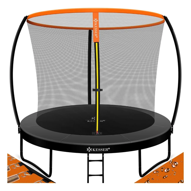 Kesser Trampolin  244 cm TV Rheinland GS zertifiziert Kindertrampolin bis 150 