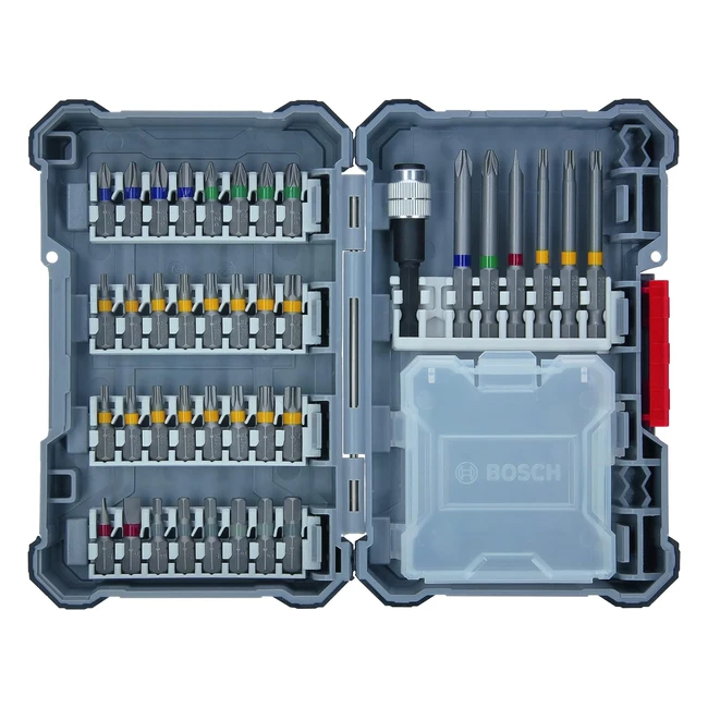 Bosch Professional 40-Piece Drill Set - Pick and Click Extra Hard Screwdriver Bi