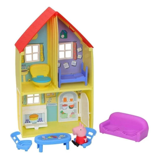 Juguete Peppa Pig: Casa de Peppa con Figura y Accesorios - Preschool Toy