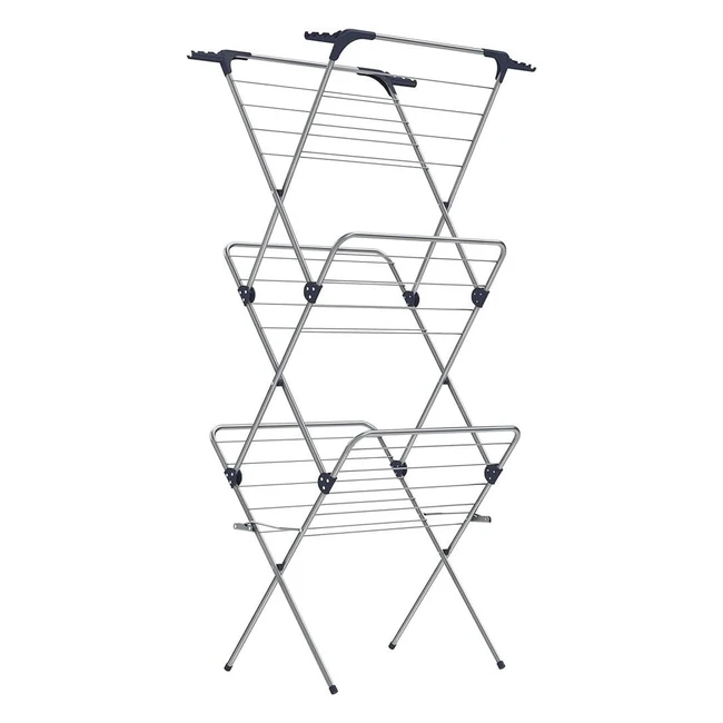 Songmics Foldable Clothes Airer Drying Rack LLR720G01 20m Steel Frame Indoor Out