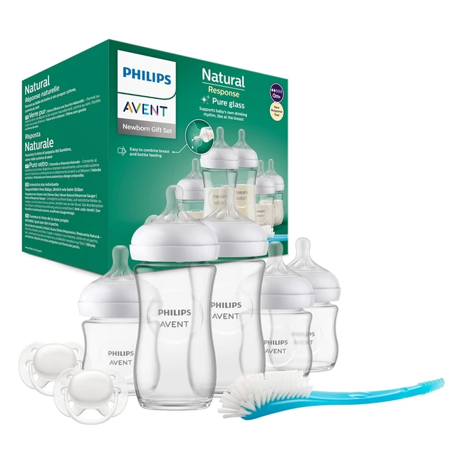 Philips Avent Set Regalo Biberon Vetro 5 Pezzi 06 Mesi