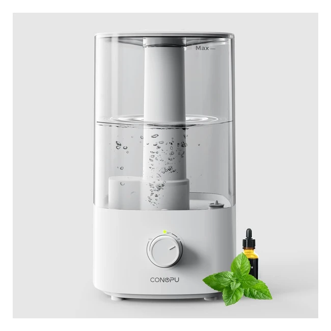 Humidificador Conopu 4L Silencioso Gran Capacidad 300mlh para Bebs y Plantas