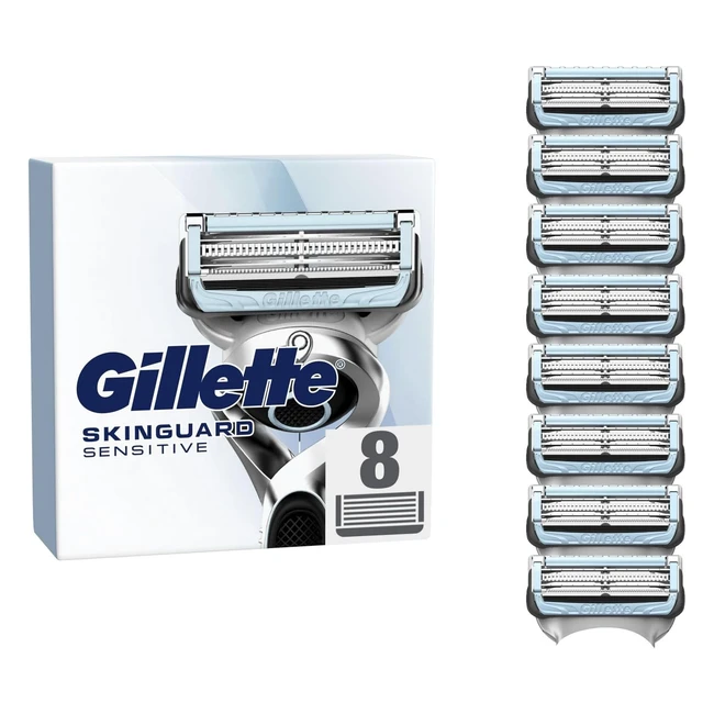 Gillette SkinGuard Sensitive Razor Blades - Pack of 8 Refills