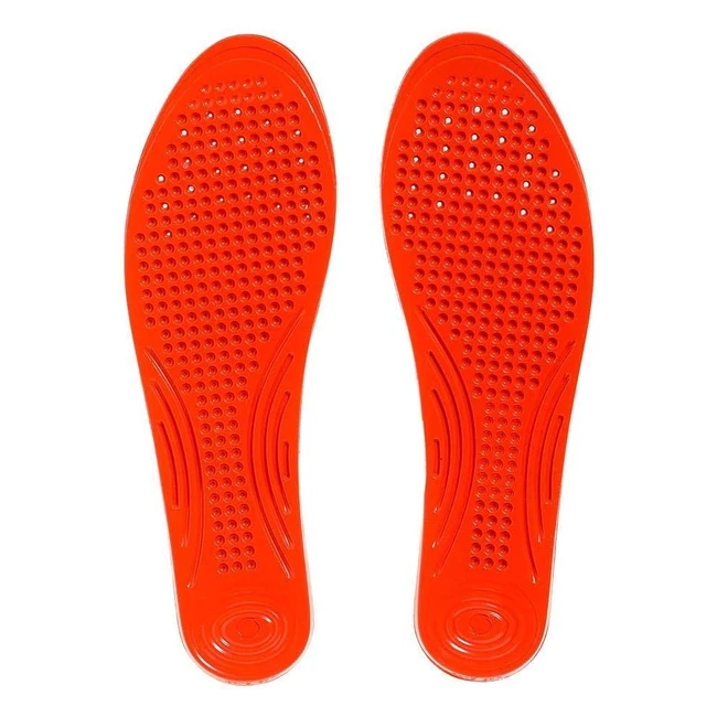 Sorbothane Full Strike Insoles 3537 UK 345 - Shock Absorbing Shoe Soles for Football Boots - Plantar Fasciitis Heel Support - Blue