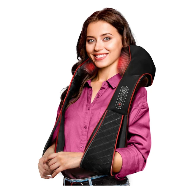 Masajeador Cervical y Espalda Shiatsu Essy - Relajante Muscular con Calor