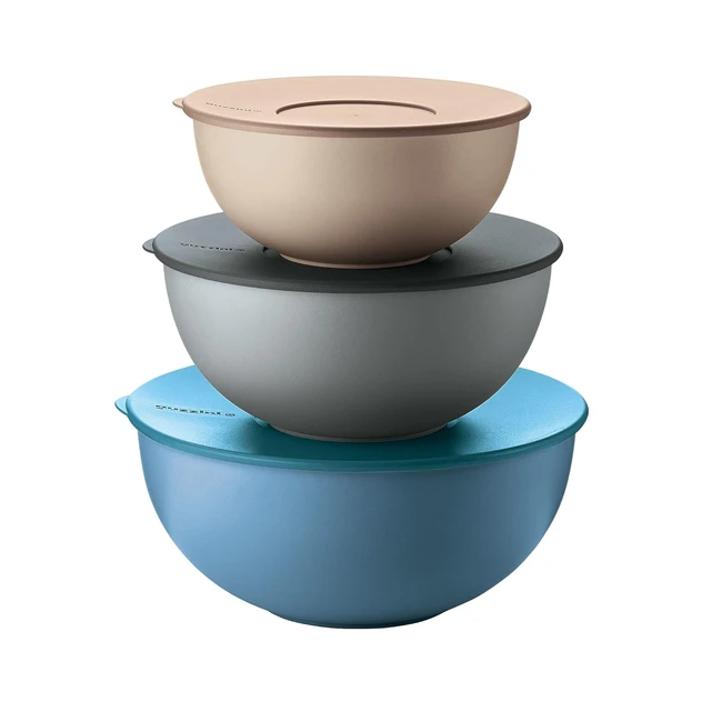 Fratelli Guzzini Everywhere Rund Blau Braun Grn 3tlg Behlter fr Lebensmit