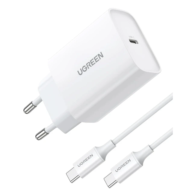 Chargeur Ugreen 30W USB C avec 2m Cble Compatible iPhone 15 Pro Max 14 13 Pro 