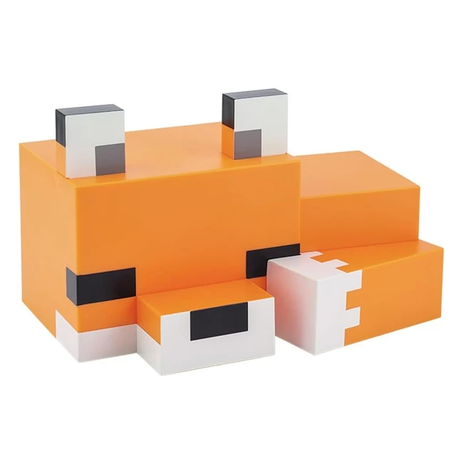 Paladone Minecraft Fox Night Light - Officially Licensed - 16cm - Bedroom Decor and Desk Lamp