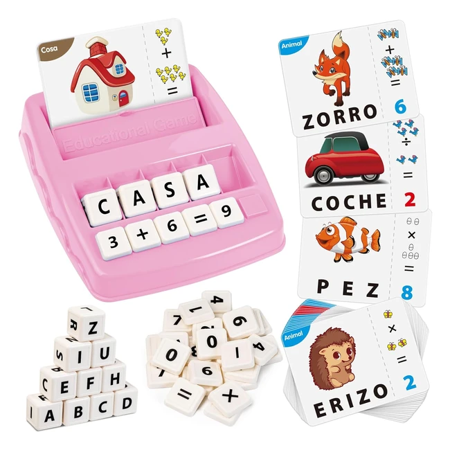 Juegos Educativos Nios 3-8 Aos - Aprender a Leer Scrabble Espaol Montessor