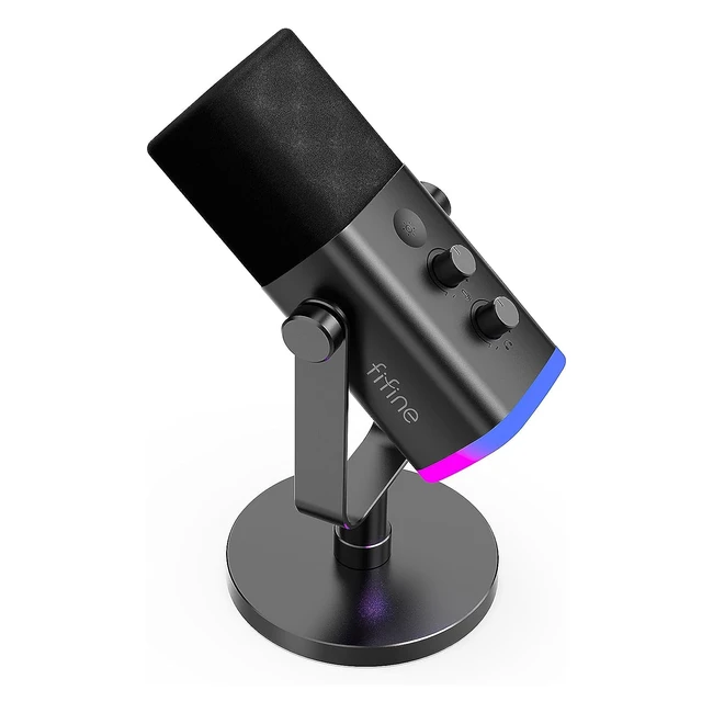 Microfono dinamico Fifine XLR per podcasting e gaming - Qualità audio cristallina