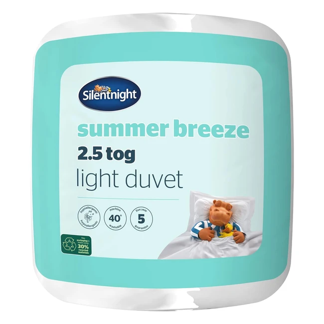 Silentnight Summer Breeze 25 Tog King Duvet - Lightweight Low Tog Quilt