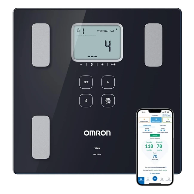 Omron Viva Smart Körperanalysewaagen - Referenznummer XYZ - Körperfett, Muskelmasse, BMI