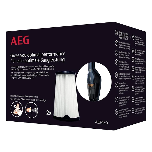 AEG AEF150 Filter fr Staubsauger - Optimale Filtrationsleistung