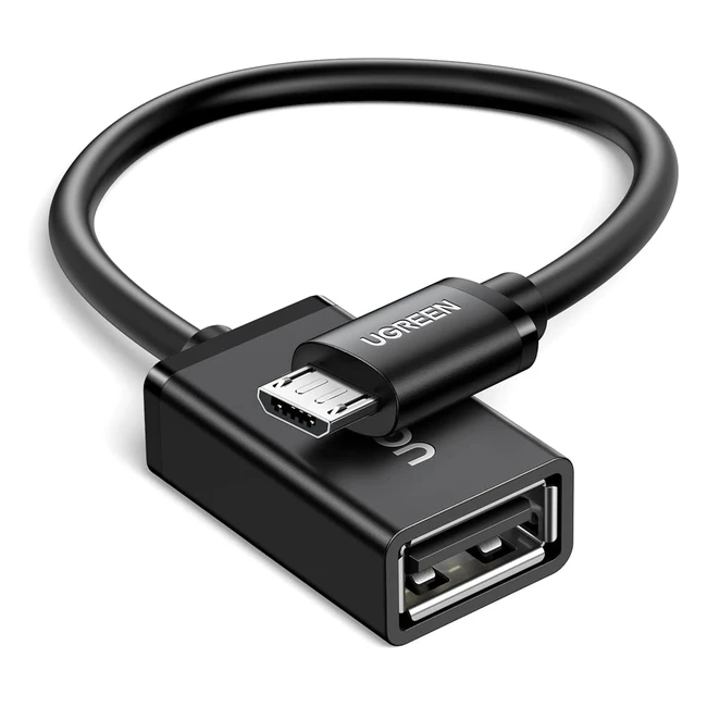 Adaptateur micro USB vers USB 20 OTG - Compatible Galaxy A10 S7 S6 Edge - Huawe