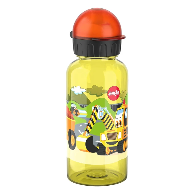 Emsa N30511 Kinder Tritan Trinkflasche 04L - Sicher praktisch hygienisch aus