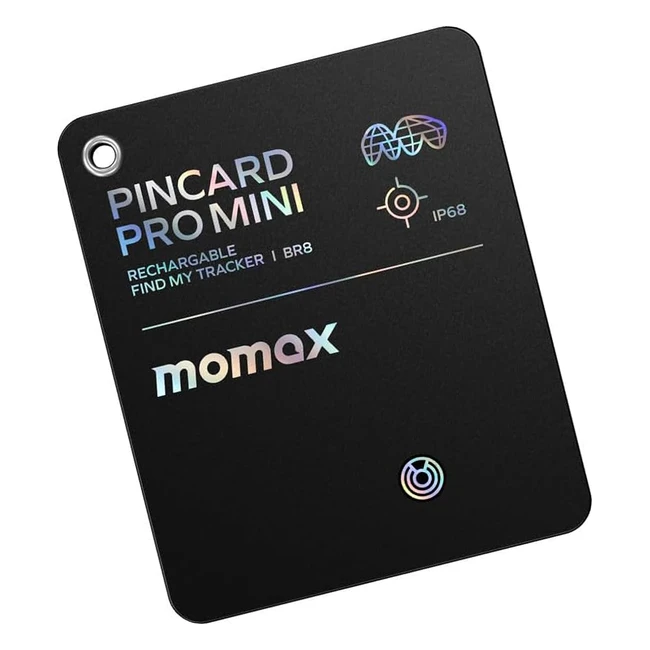 Momax Wallet Tracker Card KeySmart Card Wireless Rechargeable Key Finder IP68 Waterproof