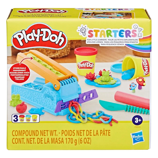Play-Doh Fun Factory Starter Set  Classic Tool for Kids  Squish Squeeze Shap