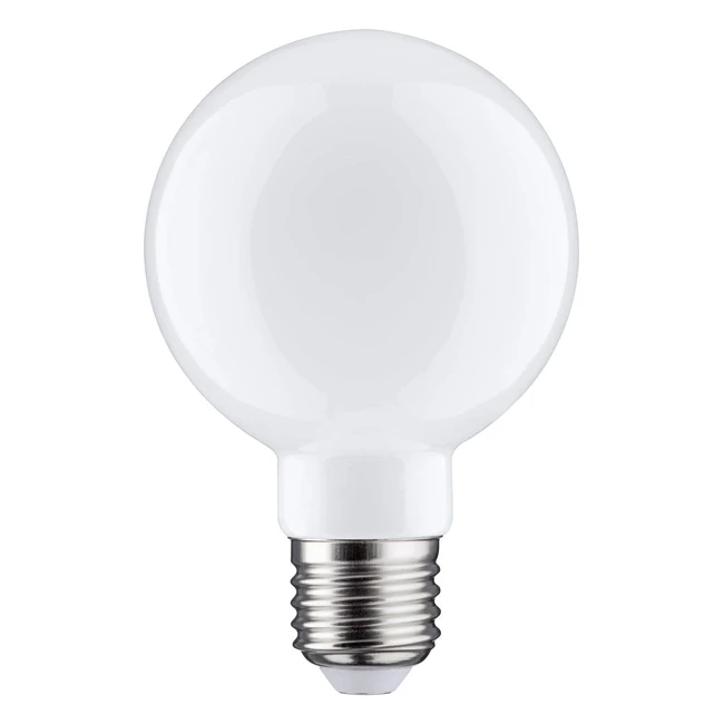 Paulmann 28701 LED Filament Globe 75W Lamp Dimmable Opal 2700K Warm White E27