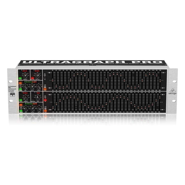 Behringer Equalizer Effektpedal - 31-Band Stereo Grafik-Equalizer mit FBQ Feedba
