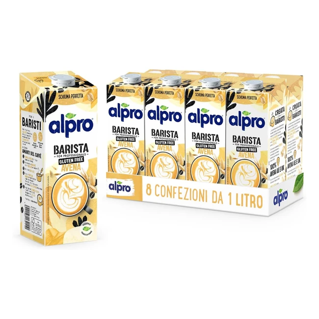 Alpro Barista Professional Bevanda allavena 100 vegetale senza glutine - 8 con