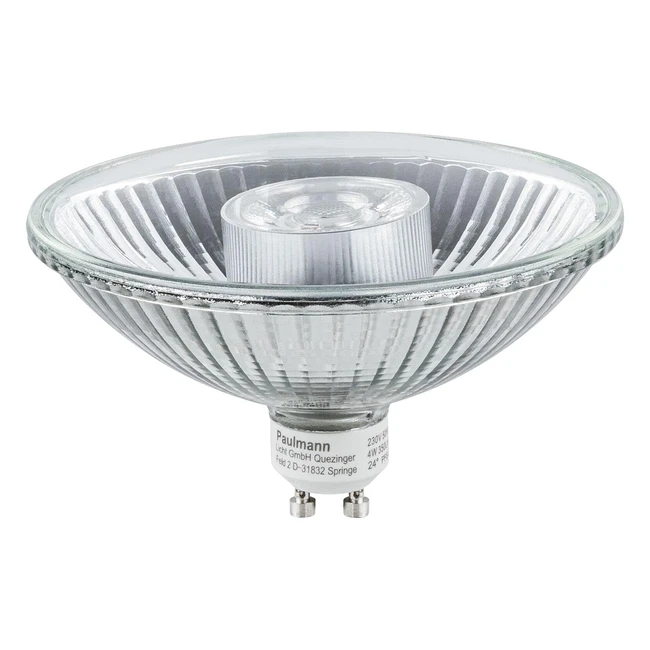 Paulmann 28901 LED Reflector Lamp QPAR111 65W Dimmable Warm White Silver Bulb Li