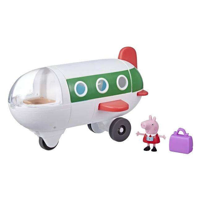 Peppa Pig Airplane Toy - Rolling Wheels 1 Figure 1 Accessory - Ages 3