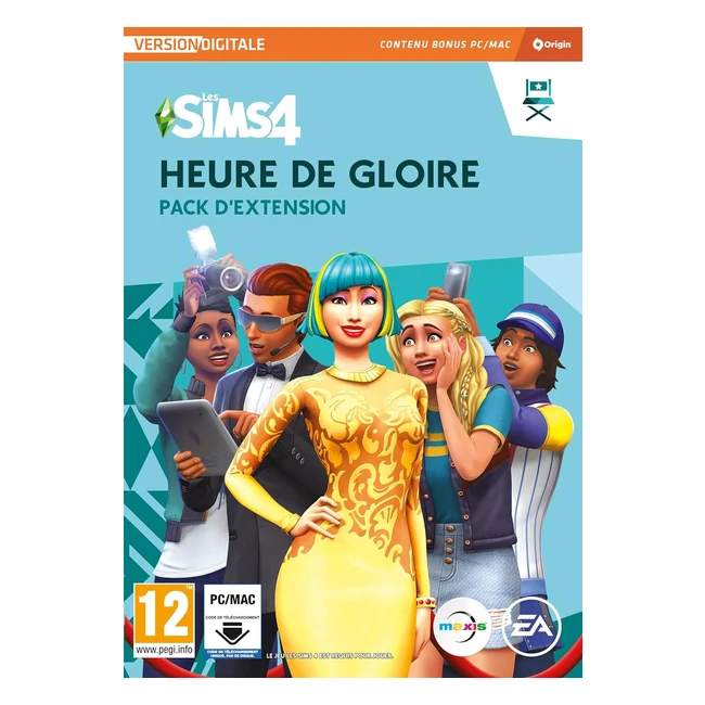Les Sims 4 Heure de Gloire - Pack d'extension PC - DLC - Code Origin - Ambitions de Célébrité