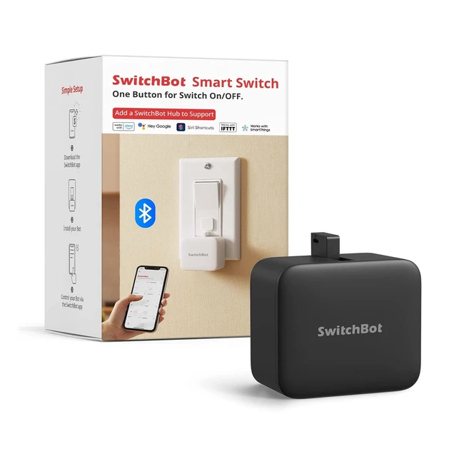 SwitchBot Smart Switch Button Pusher Fingerbot  Automatic Light Switch Timer  