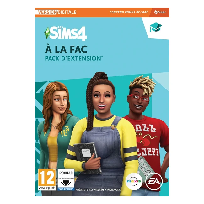 Les Sims 4 La Fac Ep8 Pack dExtension PCWIN DLC - Vie Universitaire
