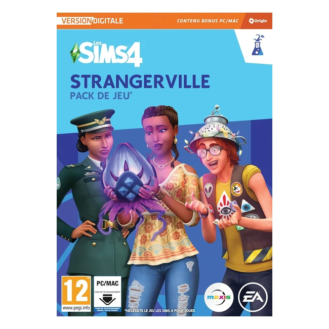 Les Sims 4 Strangerville GP7 - Pack de jeu PC - Windlc - Code Origin - Explorati