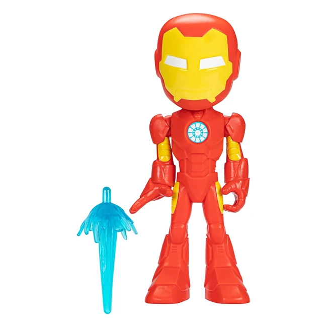 Marvel Spidey & Friends Supersized Iron Man Action Figure | Preschool Superhero Toy