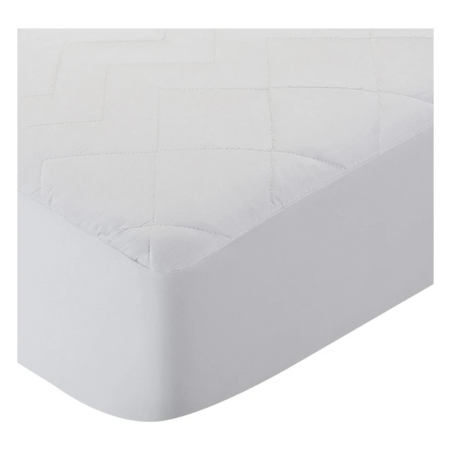 Protector de Colchón Acolchado Antialérgico Pikolin Home 100% Algodón - Transpirable Confortable Ref.12345