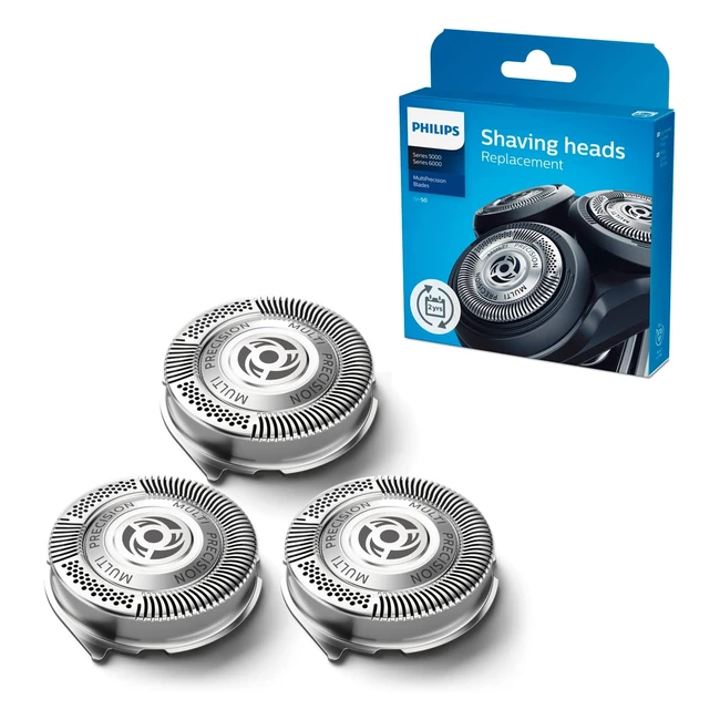 Philips SH5050 Multiprecision Shaving Heads for Shaver Series 5000 HQ950 HQ5650 RQ1150