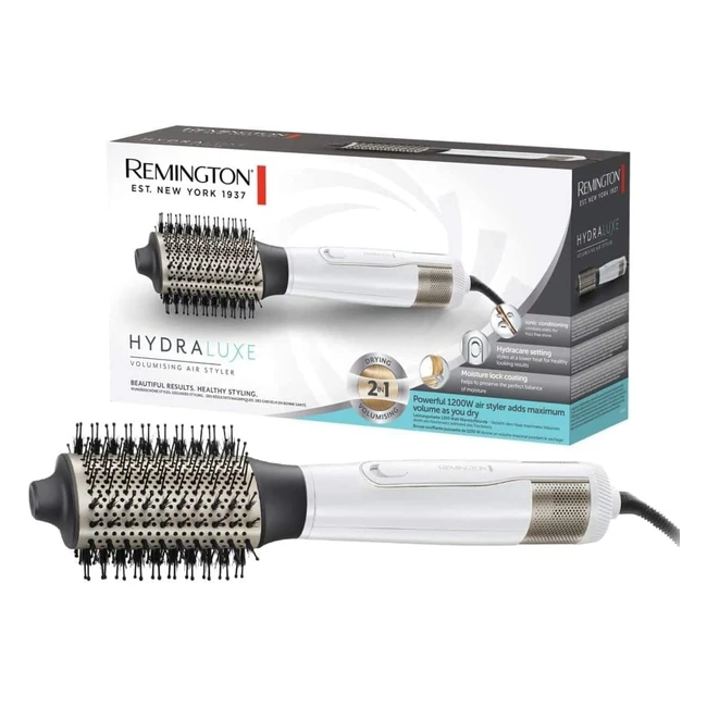 Remington Warmluftbrste Ionen Hydraluxe 2in1 Haartrockner Volumenbrste 1200 