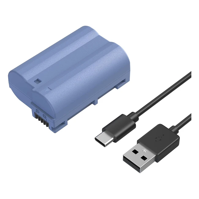 SmallRig ENEL15C USBC Battery 2400mAh for Nikon ZF Z5 Z8 - Fast Charging Recharg