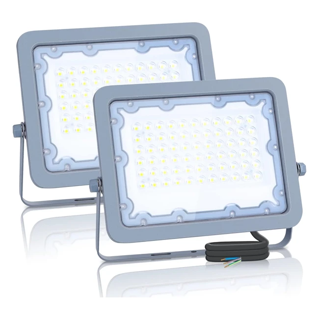 Projecteur LED extérieur Aigostar 50W 6500K IP65 - Durable et étanche