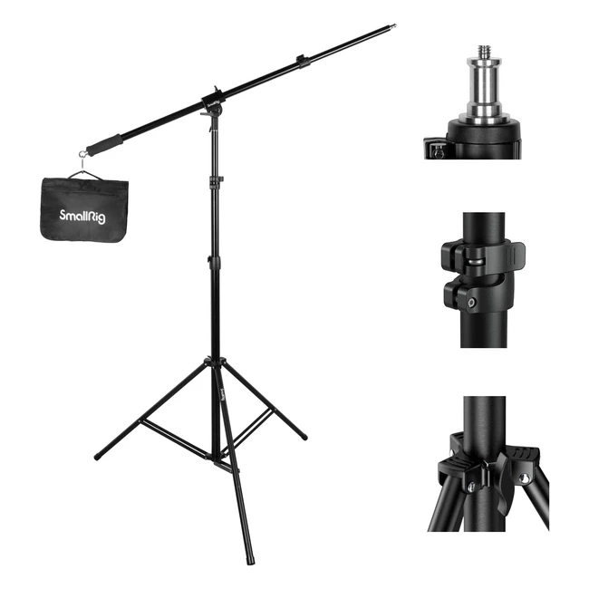 SmallRig Aluminum Light Stand 11092ft280cm Adjustable Photography Tripod with Ai