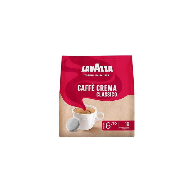 Lavazza Kaffeepads Classico 180 Pads 10er Pack 10x125g - Aromatisch & Ausgewogen