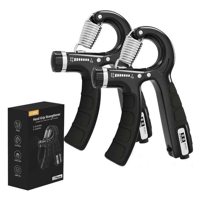 Allenamento Avambracci UVKK Hand Grip 560 kg - Resistenza Regolabile