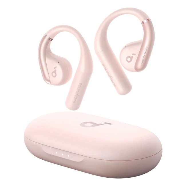 Soundcore by Anker Aerofit OpenEar Kopfhörer - Ultra bequemes Design - Sicherer Halt - Ausgeglichener Sound - IPX7 Wasserschutz - 42h Akku - Bluetooth 5.3 - Kabellose Earbuds