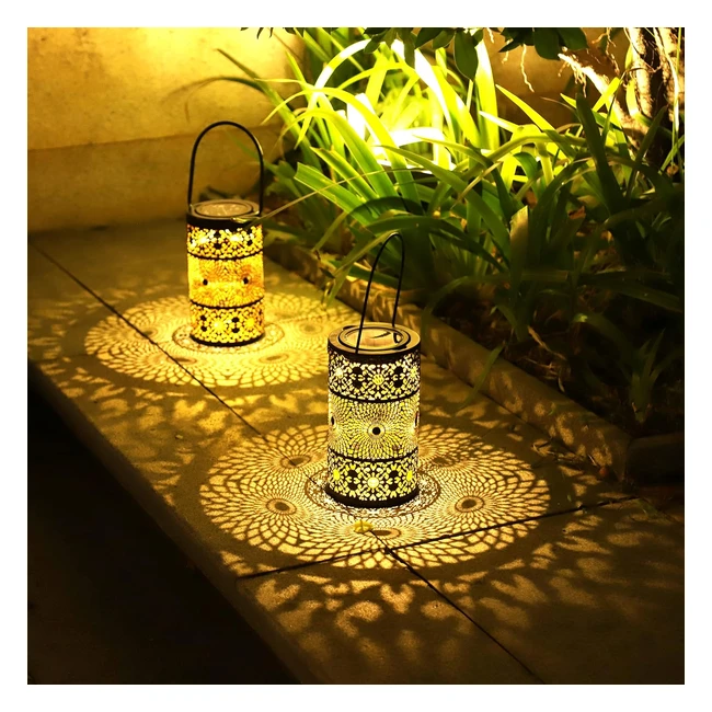 Farolillos Solares Freekite - Luz Solar Metal Jardn Camping