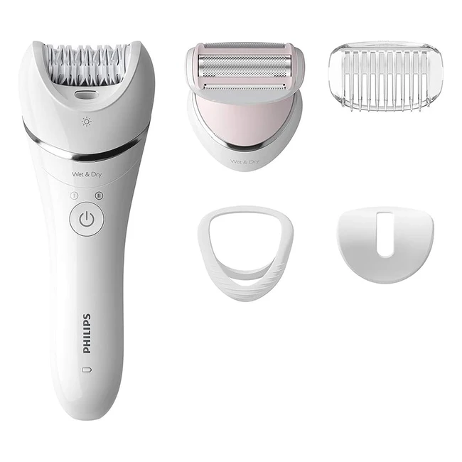 Philips Series 8000 Epilator Wet and Dry Cordless Hair Removal - BRE71001
