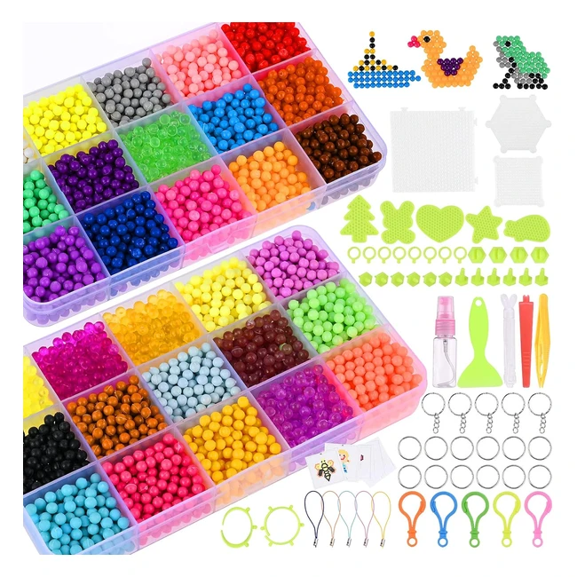 Kit Abalorios Goldge 6000pz para Principiantes - Regalo Educativo DIY Chico Chic