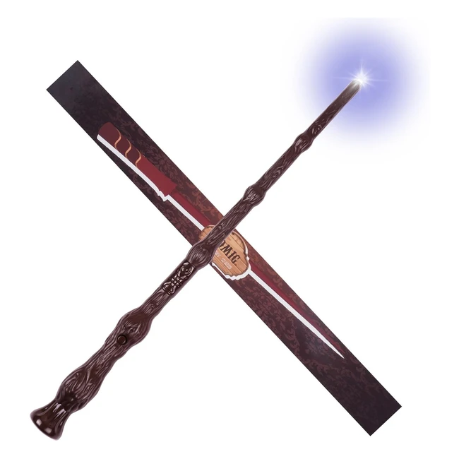 Bacchetta Magica Mago con Luce e Suono - Giocattolo per Bambini - Marrone